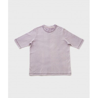 草木染めコットンTシャツ　ラックダイ