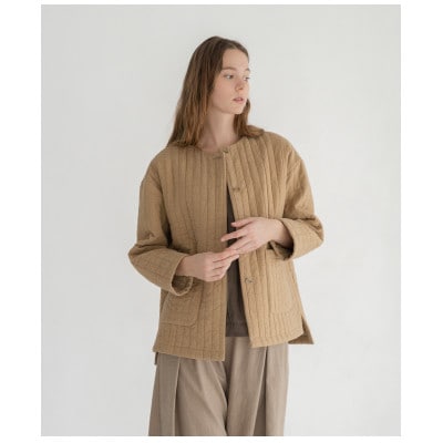 半纏ジャケット　アカネマリーゴールドキャメル