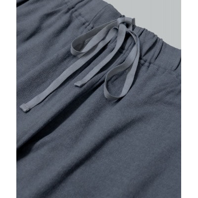 パイピングパジャマセットアップボトム　ログウッドブルー