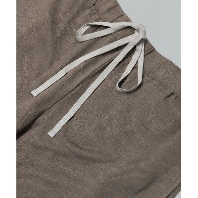 パイピングパジャマセットアップボトム　ログウッドマリーゴールド　チャコールグレー