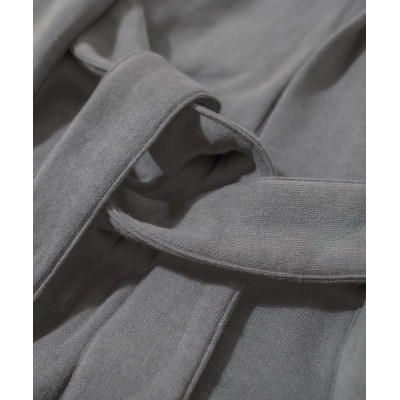 パイル羽織ジャケット(起毛加工あり)　ログウッドアカネマリーゴールドグレー