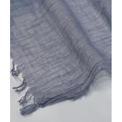 オーガニックコットン知多木綿ストール　コチニールパープル