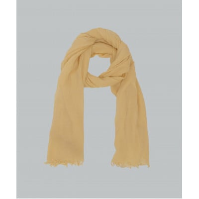 オーガニックコットン知多木綿ストール　マリーゴールドイエロー