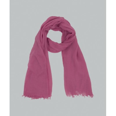 オーガニックコットン知多木綿ストール　コチニールピンク