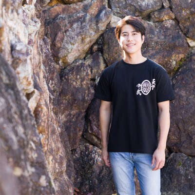 戦国武将Tシャツ 織田信長(ブラック,Mサイズ)