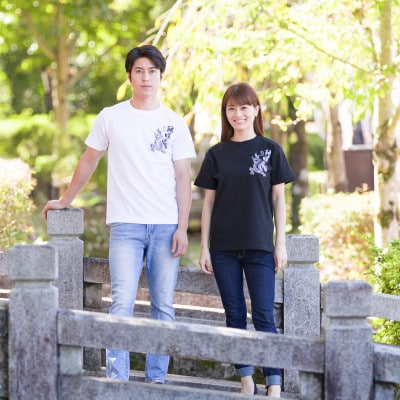 戦国武将Tシャツ 伊達政宗(ブラック,XLサイズ)