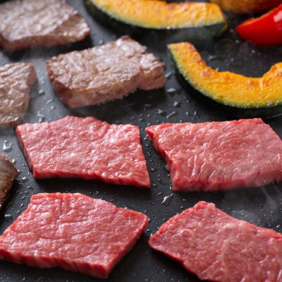 A5等級飛騨牛:赤身肉焼き肉用約1kg　モモ又はカタ肉