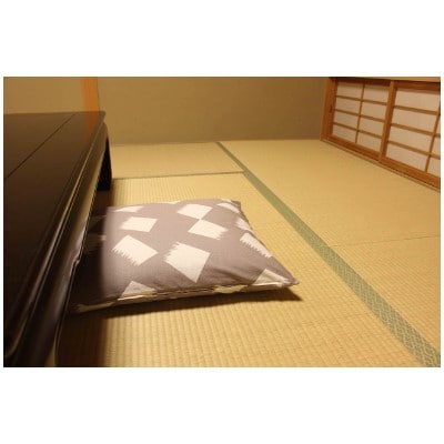ののすて座布団カバー5枚セット　颯　グレー