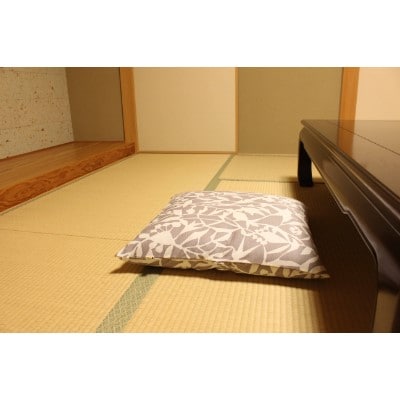 ののすて座布団カバー5枚セット　花衣　グレー