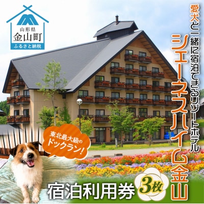 【愛犬と一緒に宿泊できるリゾートホテル】ホテルシェーネスハイム金山宿泊利用券 F4B-0456