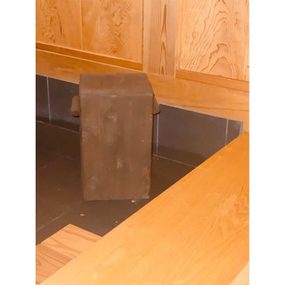 金山杉 スツール 四角(1) 家具 インテリア 機能性 椅子 F4B-0575