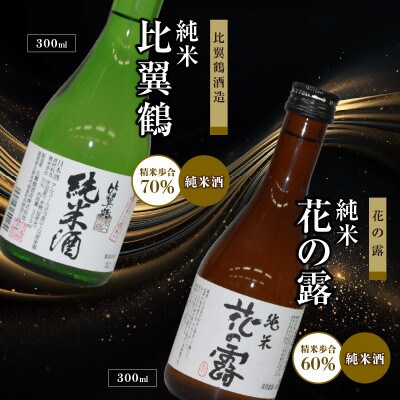 【地場産くるめオリジナル】筑後の酒藏・厳選6種純米酒・飲み比べセット(300ml×6本)