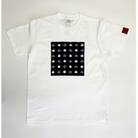 久留米絣Tシャツ・白(男女兼用サイズ)XS