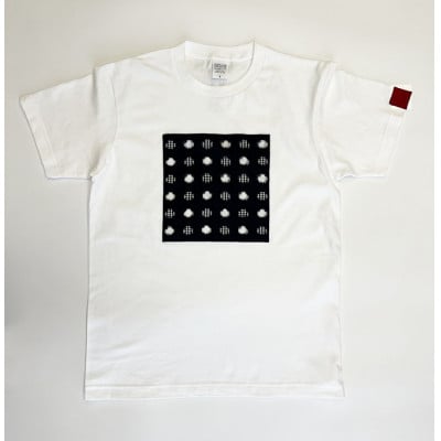 久留米絣Tシャツ・白(男女兼用サイズ)XS | 福岡県久留米市
