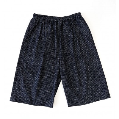 久留米絣文人柄ショートパンツ(Lサイズ)