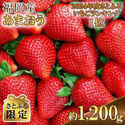 【さとふる限定】2026年3月～発送開始 あまおう約300g×4パック(約1,200g)