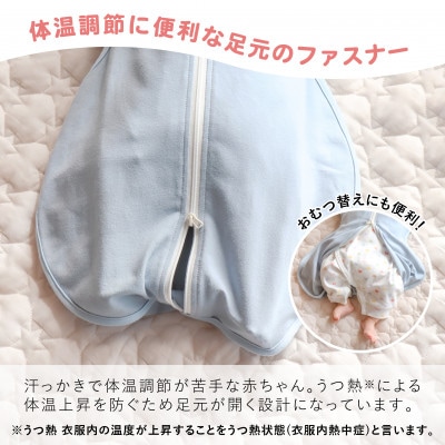 ネムネムスワドル(夜泣き対策)ブルー