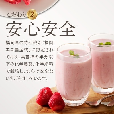 旬のおいしさそのまま!特殊冷凍あまおう1.5kg