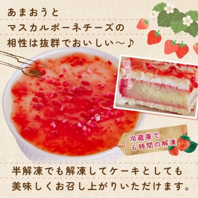 【あまおう使用】いちごのティラミス　13センチ(久留米市)