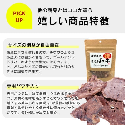 産地直送 鹿児島 和牛ふわジャーキー 20g×30袋セット(久留米市)