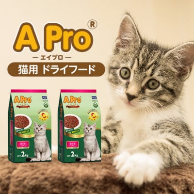 APro猫用ドライフード まぐろ 2kg×6袋セット(久留米市)