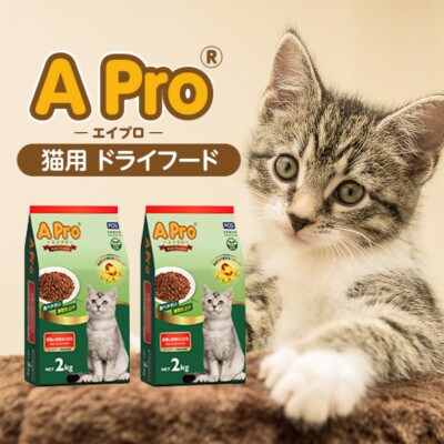 A Pro猫ドライフード　お魚とお肉ミックス 2kg×6袋セット(久留米市)