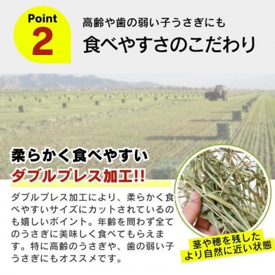 香り豊かなチモシー やわらか仕上げ ロングタイプ 1kg×8袋セット(久留米市)