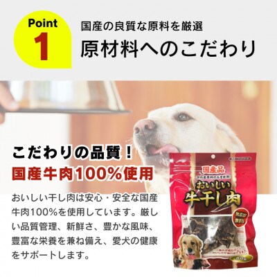 おいしい牛干し肉 80g×48袋(久留米市)