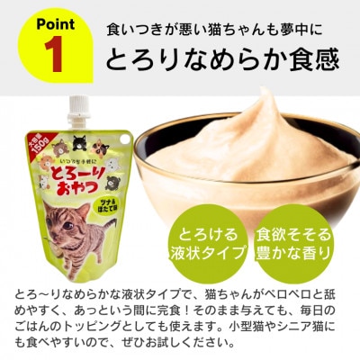 とろーりおやつ ツナ&ほたて味 150g×48個セット(久留米市)