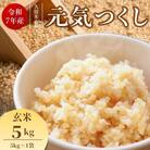 【令和7年産 新米】福岡県産ブランド米 元気つくし(玄米) 5kg(久留米市)