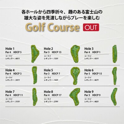 東名富士CCゴルフプレー利用券　1枚 【小山町内 ゴルフ場 共通利用券】
