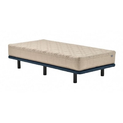 【シモンズ】ソファベッド ポケットダブルス　ナイトブルー色　20cm脚　