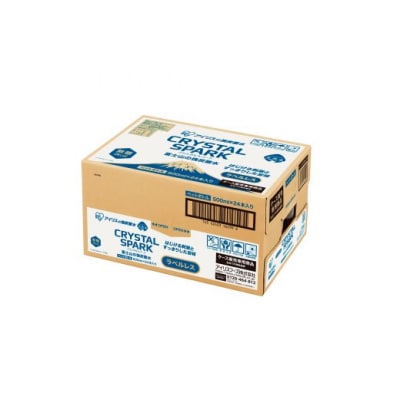 富士山の強炭酸水500mlラベルレス×24本入11A3　