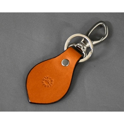 ALMATOREROレザーキーホルダー　シルバー