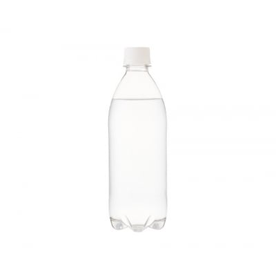 富士山の強炭酸水レモン500mlラベルレス×24本入110A4　