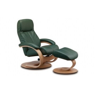 【シモンズ】パーソナルチェア フィヨルド ウノ(グリーン/ナチュラル)　