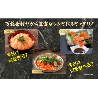 【日本初:完全陸上養殖】小山町産 アトランティックサーモン【冷凍】800g +アラ付きセット10B8