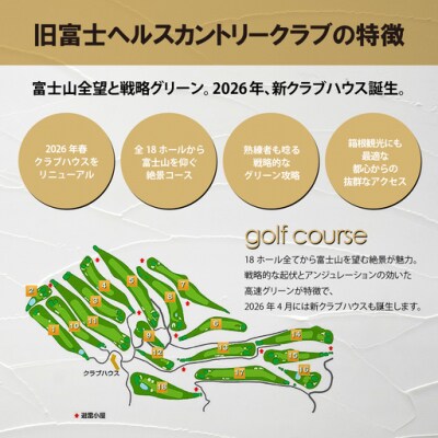 富士グリーンヒルカントリークラブ(旧富士G・G・旧富士H・C)利用券20枚