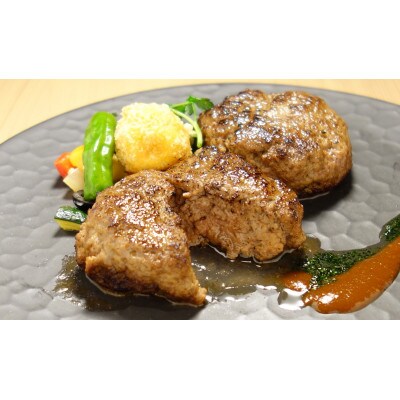 あか牛100%ハンバーグセット(あか牛ハンバーグ120g×6個)専用ボックス入り(山江村)