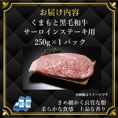 【A4～A5】くまもと黒毛和牛サーロインステーキ　250g(250g×1枚)(山江村)