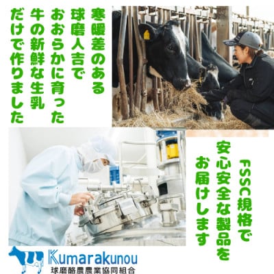 生乳100%にこだわった濃厚タイプ、球磨の恵みのむヨーグルト(無糖150g×10)(山江村)