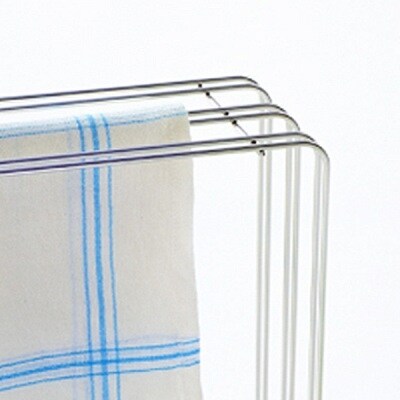 [ハナウタ] おしゃれなステンレス製キッチン用品 キッチンハンガー シルバー【010P005】