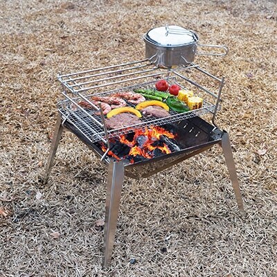 Ucchi S キャンプ用品 組立式焚き火台 焚火台 グリルセット 074p002 お礼品詳細 ふるさと納税なら さとふる