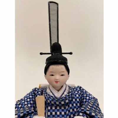 [隆和堂] お雛様 雛人形(ひな人形) 11号白金彩収納飾りセット 211PF02【256P001】