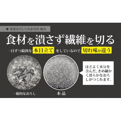 おろし金セット 楽楽おろしてみま専科 極み&手のひらフィットおろし【013P032】