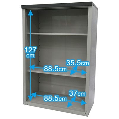 倉庫 物置 便利 家庭用収納庫 132cm [グリーンライフ] 【055P014】