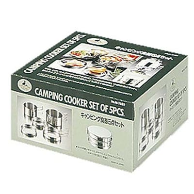 [CAPTAIN STAG] キャンピング食器5点セット(キャプテンスタッグ)【011P032】