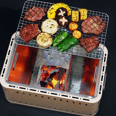 少煙シチリンセット 七輪セット キャンプ アウトドア BBQ [グリーンライフ]【020P090】