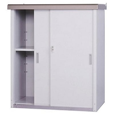 家庭用収納庫 ステンレスレール仕様 倉庫 物置 収納庫 [グリーンライフ] 【044P006】