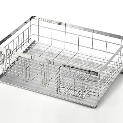 [内山産業] ステンレス製キッチン用品 水切りラック キッチン収納 お皿ラック 【012P018】